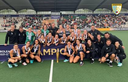 Las Leonas ganaron la Pro League 2021/22 invictas y con Gorzelany como máxima goleadora
