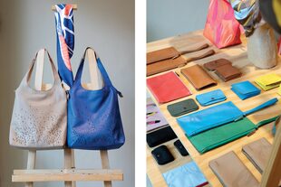 Las líneas de bolsos y accesorios en cuero de Côncava.