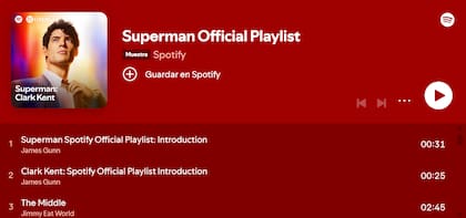 Las listas musicales se volvieron furor entre los fanáticos de la película (Captura: Spotify)