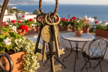 Las llaves colgadas en los balcones evitan que las palomas se asienten o formen nidos