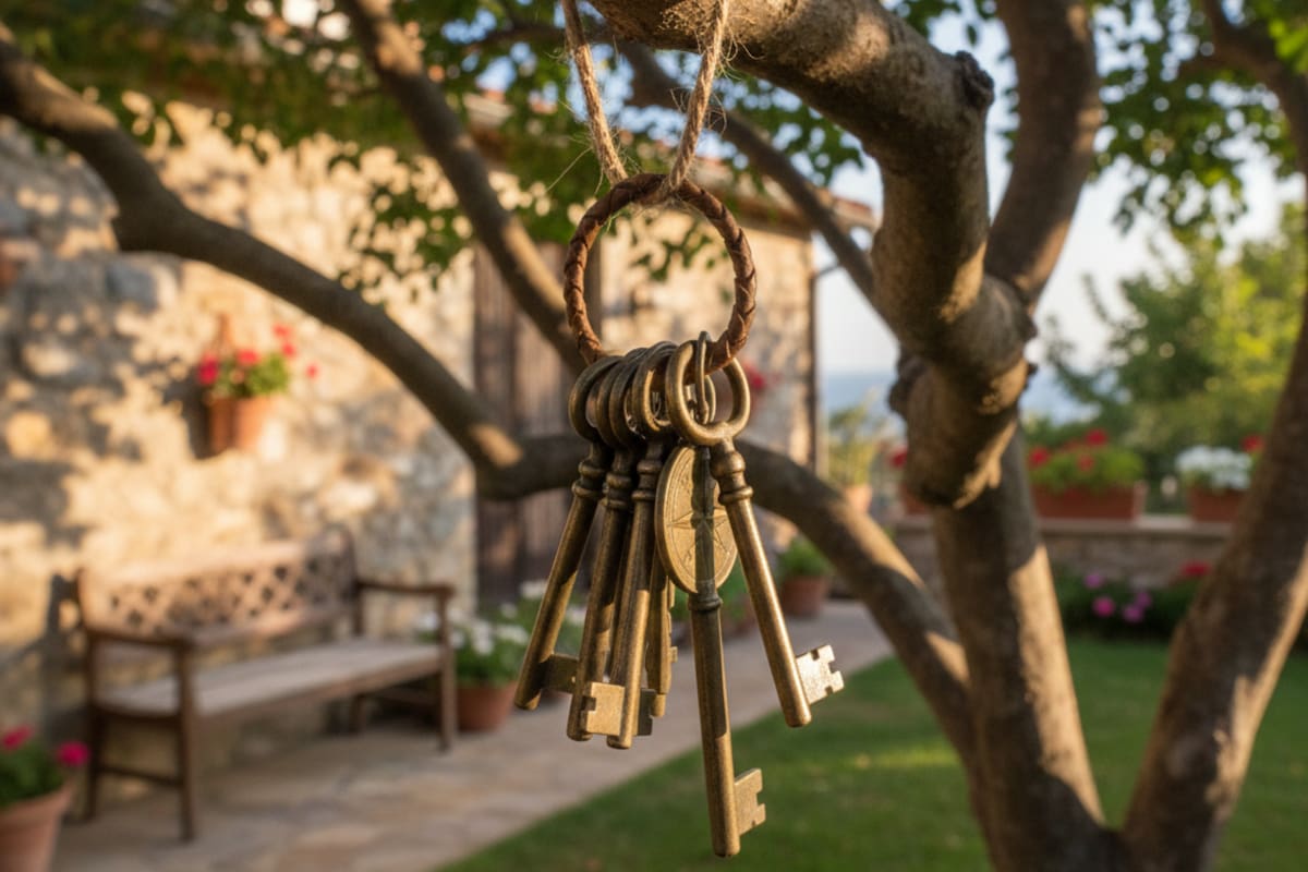 A razão pela qual você deve pendurar chaves velhas na sua varanda ou jardim A razão pela qual você deve pendurar chaves velhas na sua varanda ou jardim