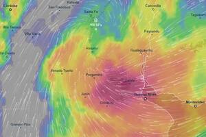 Emiten doble alerta amarilla por lluvia y viento para este martes en Mar del Plata - Image 3
