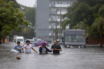 Las lluvias excesivas en Miami, Florida, provocaron severas inundaciones y graves daños en junio. Joe Raedle/Getty Images/AFP (Photo by JOE RAEDLE / GETTY IMAGES NORTH AMERICA / Getty Images via AFP)