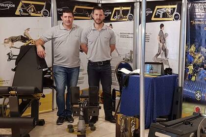 Federico Crippa.(derecha) junto a su socio Conrado Avaro