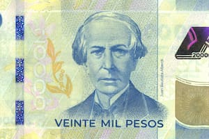 Las marcas que hay que identificar en el nuevo billete de $20.000
