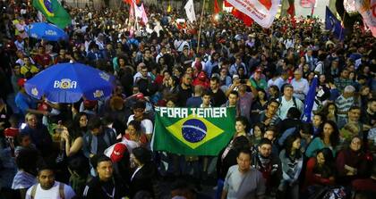 Las marchas contra Temer en Río de Janeiro