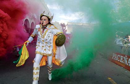 Las máscaras son características del Carnaval de Oruro. Nacho Calonge