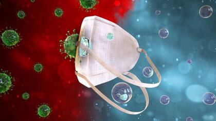 Las mascarillas actúan como una barrera que bloquean el virus