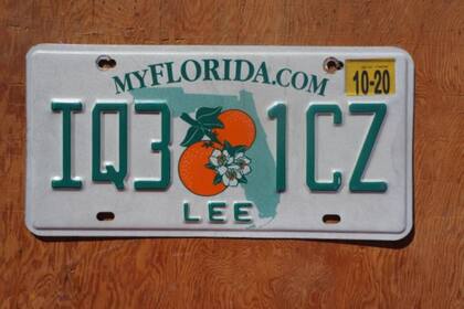 Las matrículas de Florida tienen diferentes precios según el trámite en particular