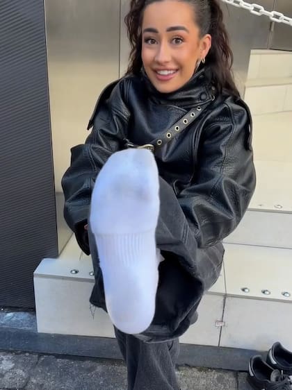 Las medias habían cambiado apenas su color original (Foto: @_riverss_)