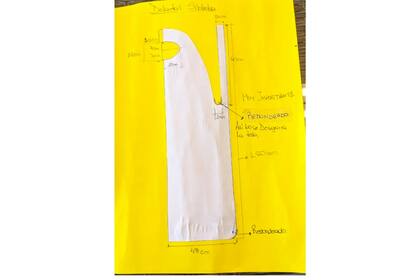 Las medidas del delantal