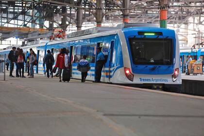 Los trenes llegan a Constitución