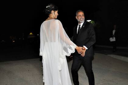 Las mejores imágenes de la boda de Jorge Rial y Romina Pereiro