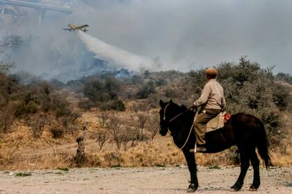 Cientos de incendios forestales afectaron a la provincia de Córdoba, 23 de septiembre