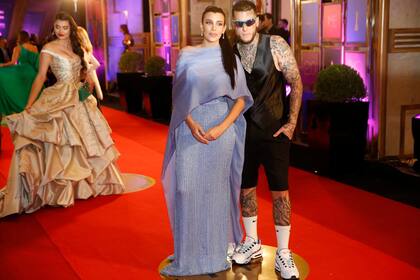 Charlotte y Alex Caniggia llamaron la atención en la alfombra