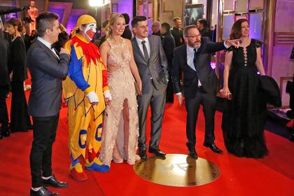 Unidos en la alfombra roja: Piñón fijo y Gerardo Rozín