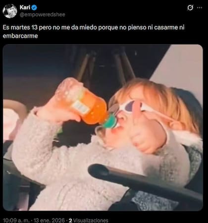 Las mejores reacciones sobre el martes 13