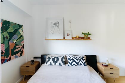 Las mesas de luz son de Diverso Tienda de Muebles