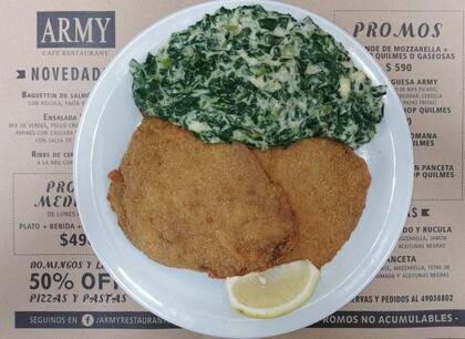Las milanesas más caseras te esperan en Army