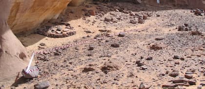 Las momias se hallaron en el refugio rocoso de Takarkori en Libia