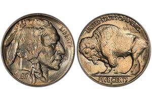 Las monedas con un nativo americano en su anverso y un búfalo en su reverso podrían alcanzar valores elevados en el mercado de subastas debido a estos detalles
