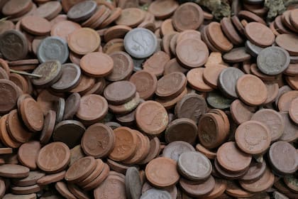 Las monedas descubiertas tienen un valor nominal de 1 sen