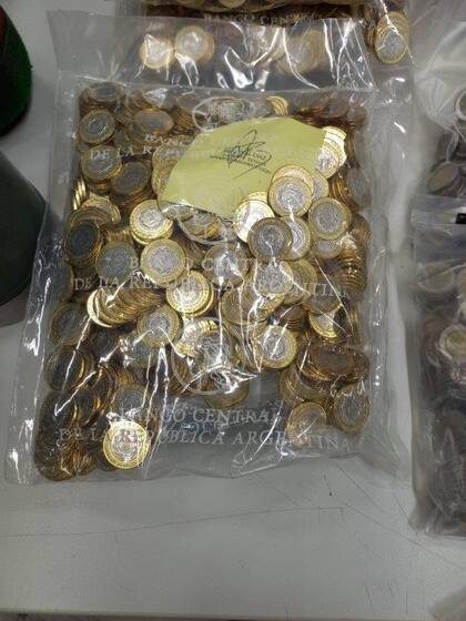 Las monedas que subastaba el Banco Central