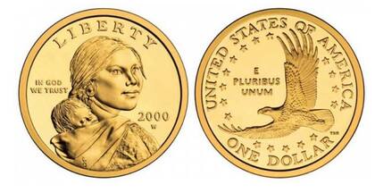 Las monedas Sacagawea se fabricaron en 1999