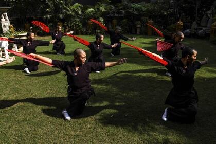 Las monjas decidieron recurrir a las artes marciales para combatir estereotipos sobre el papel de la mujer en esa región