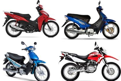 Las motos de baja cilindrada son los modelos más vendidos del país