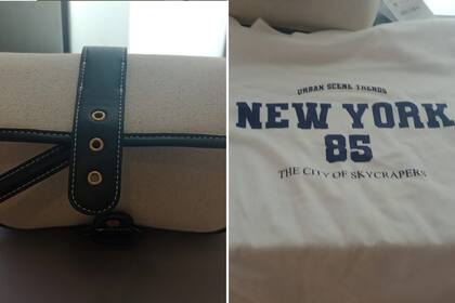 Las jóvenes extranjeras tenían en su poder dos camisetas color blanca y una cartera beige, por un valor total de casi $150.000, las cuales estaban escondidas en una de sus carteras