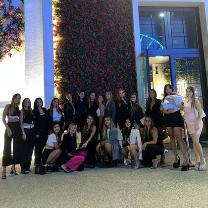 Las mujeres de los futbolistas formaron un grupo muy unido durante la Copa del Mundo (Foto: Instagram @linda.raff)