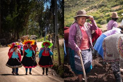 Las mujeres quechuas despertaron su admiración y ahora Maximiliano Farina quiere mostrar sus conocimientos al mundo para que la comunidad local reciba toda la ayuda posible.