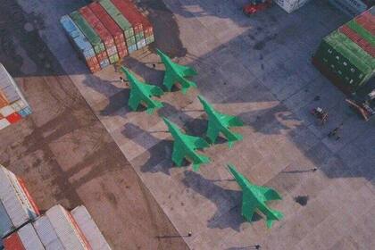 Las naves se transportarán por vía terrestre mediante carretones con dimensiones especiales