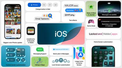 Las novedades de iOS 18 que anunciaron en el WWDC 2024