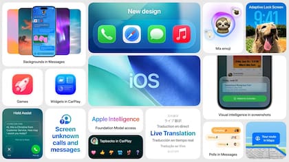 Las novedades que llegan con iOS 26
