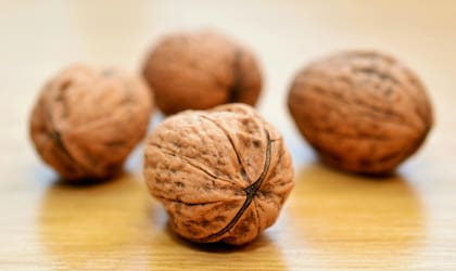 Las nueces son uno de los alimentos más recomendados para cuidar el cerebro (imagen ilustrativa)
