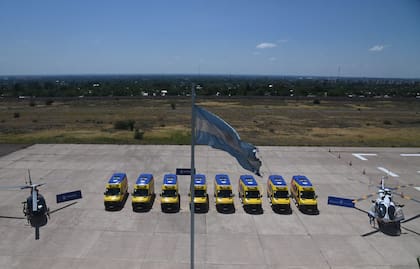 Las nuevas ambulancias que Mendoza sumó a su flota por el sistema de recupero de prestaciones sanitarias en los nosocomios provinciales