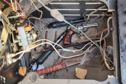 Las nuevas armas que se encontraron en la casa de Cacho Garay