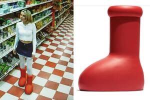 Qué son las ‘Big Red Boots’, el calzado de caricatura que causa furor en redes