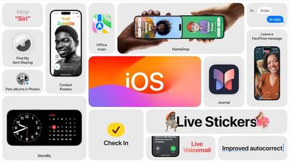 Las nuevas funciones de iOS 17