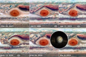Las nuevas imágenes de Hubble revelaron que la tormenta más famosa del sistema solar oscila en forma y velocidad, por ahora, sin una explicación clara
