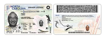Las nuevas licencias de conducir de Carolina del Norte serán más seguras