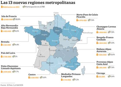 Las nuevas regiones metropolitanas