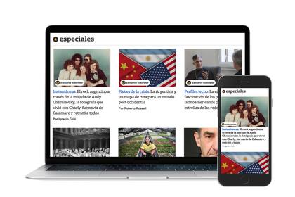 Las nuevas series de contenidos exclusivos están publicadas en la home de lanacion.com y la home de suscriptores