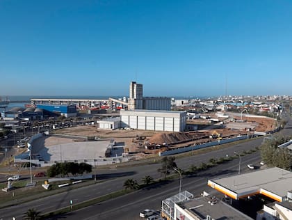 Las obras avanzan junto al puerto de Mar del Plata