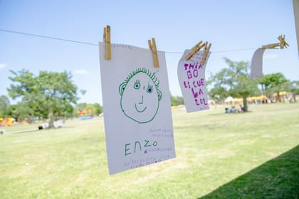 Las obras de arte de los más chicos.