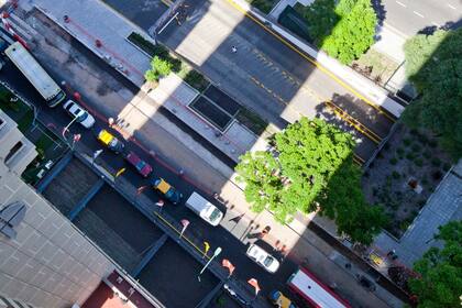 Las obras del Metrobus ya comenzaron en Cerrito y Lavalle