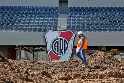 Las obras en el Monumental estarán terminadas a mediados de febrero Fuente: LA NACION - Crédito: Ignacio Sánchez