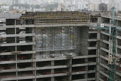 Las obras están paradas